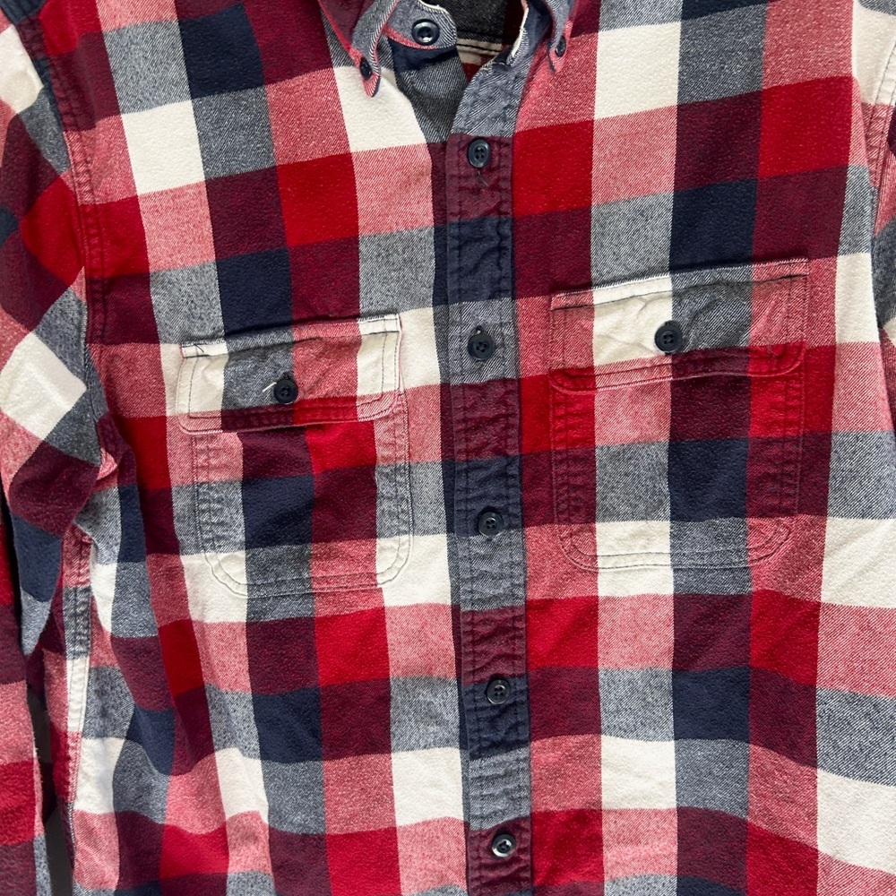 Y2K ABERCROMBIE & FITCH Buffalo Plaid Button Down Flannel Shirt Indie | Men’s XL - Picture 11 of 16